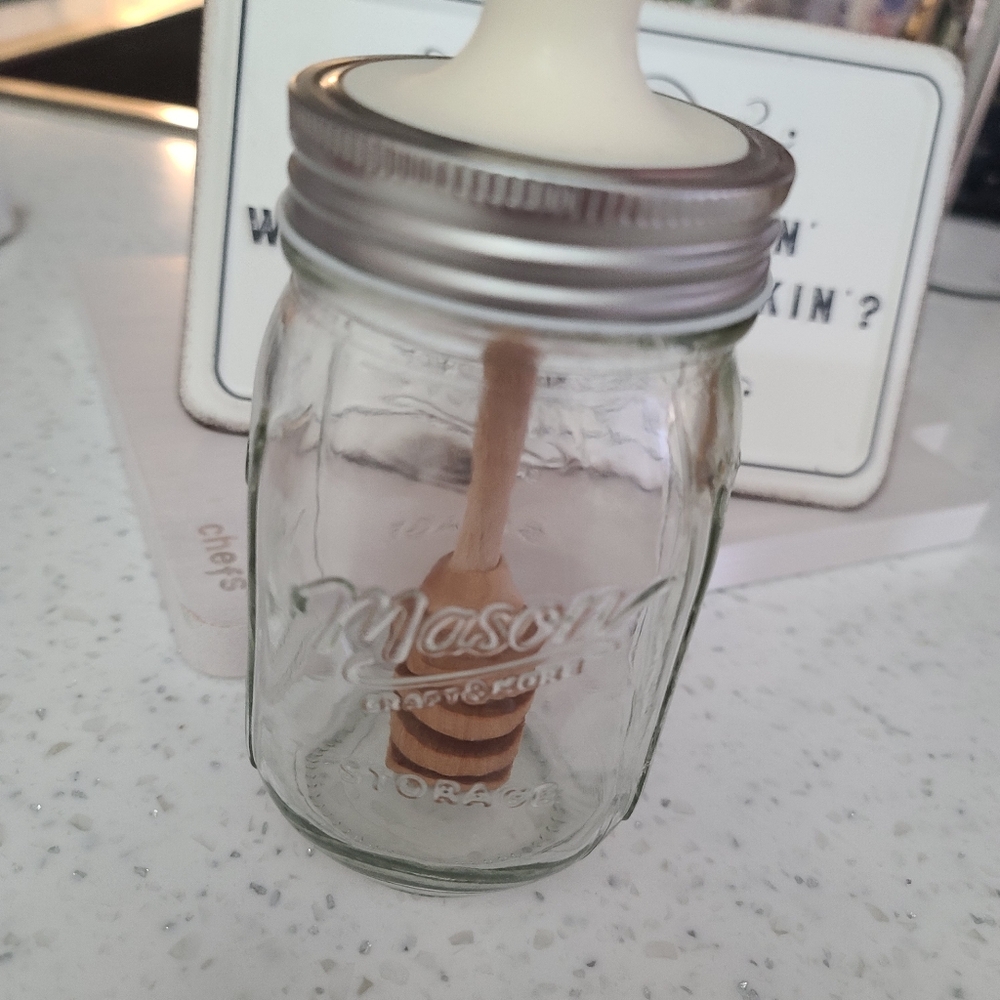 Mason Honey Jar